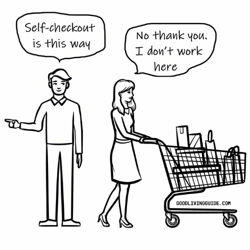 Why I don’t use self service check outs