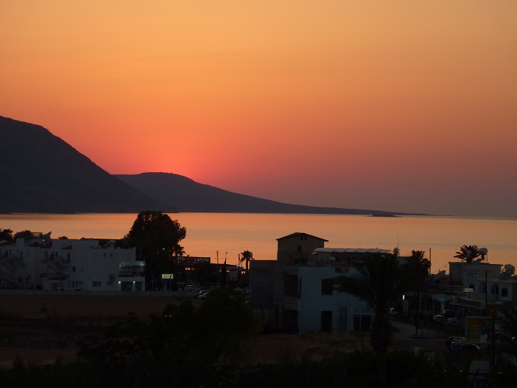 Sunset over Latchi