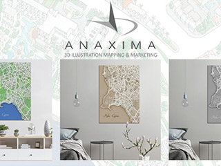 Outstanding Illustrated Maps of Paphos from Anaxima