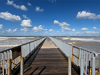 A Blustery Day At Limni Pier