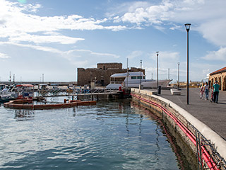Paphos Harbour In December