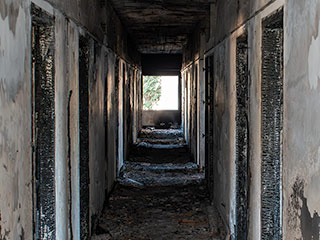 Aftermath of the Aloe Hotel Fire