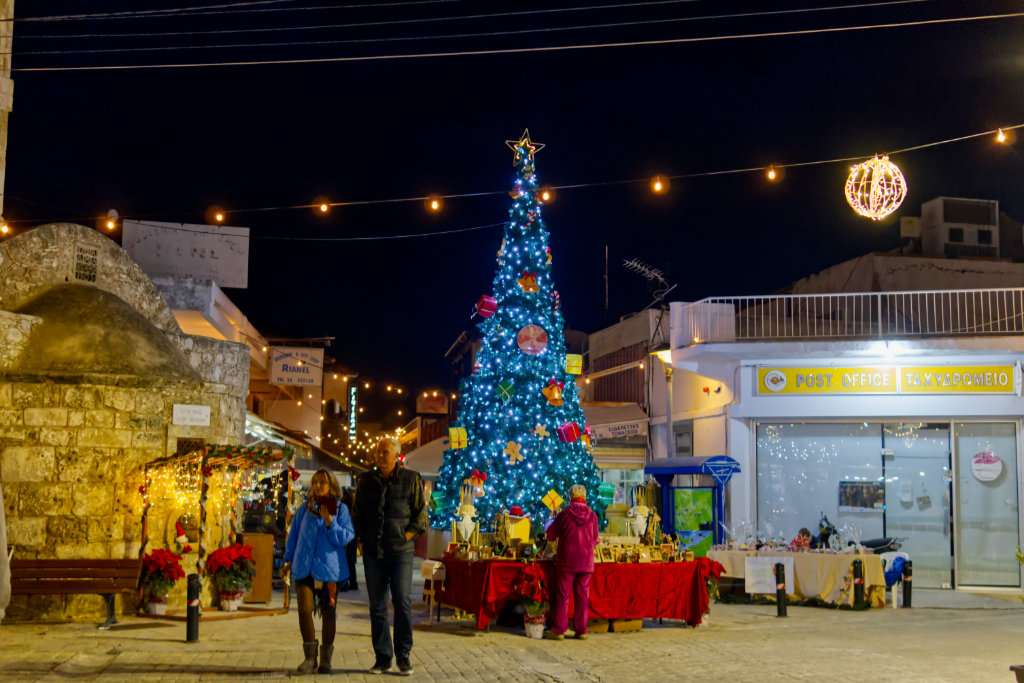 Distant Christmas Tree