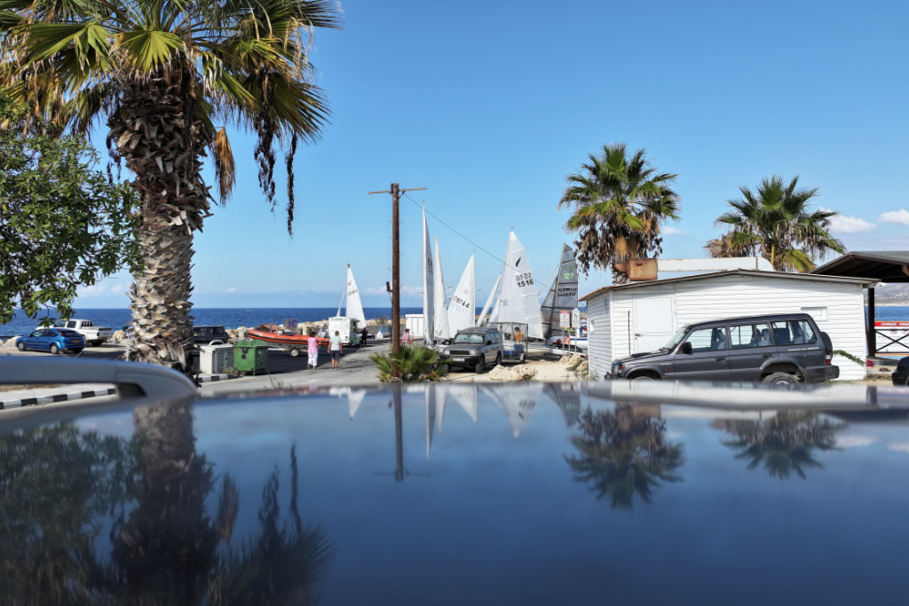 Agios Georgios Harbour Reflections