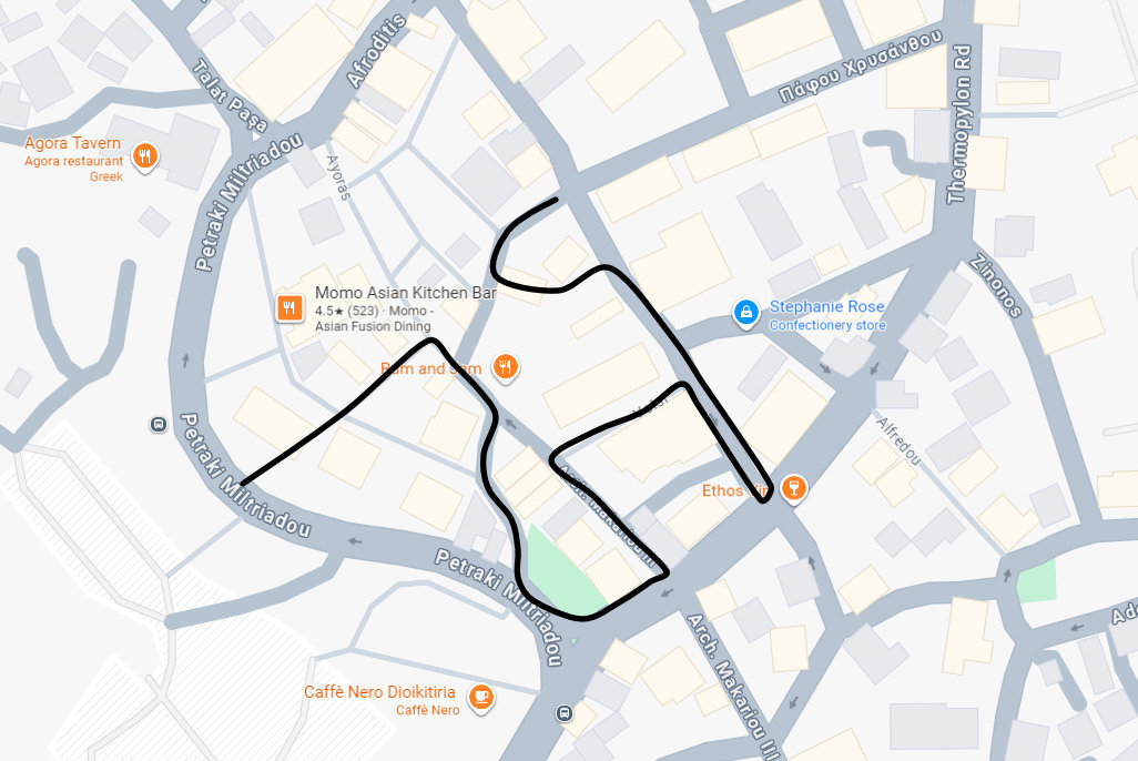 Route For Part 1