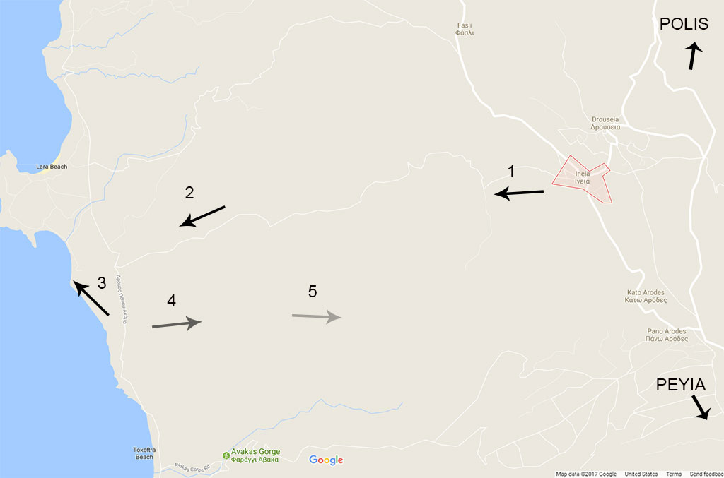 Akamas By Car 01 Map akamas_by_car_01_map
