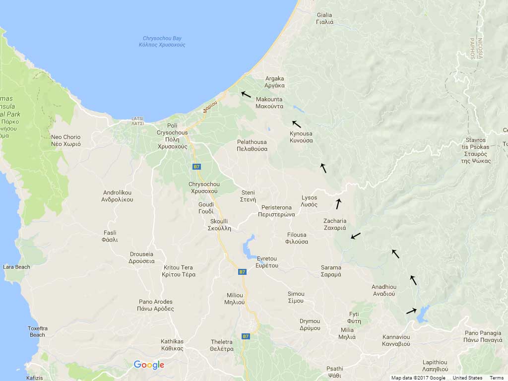 From Kannaviou To Polis 01 The Map from_kannaviou_to_polis_01_the_map