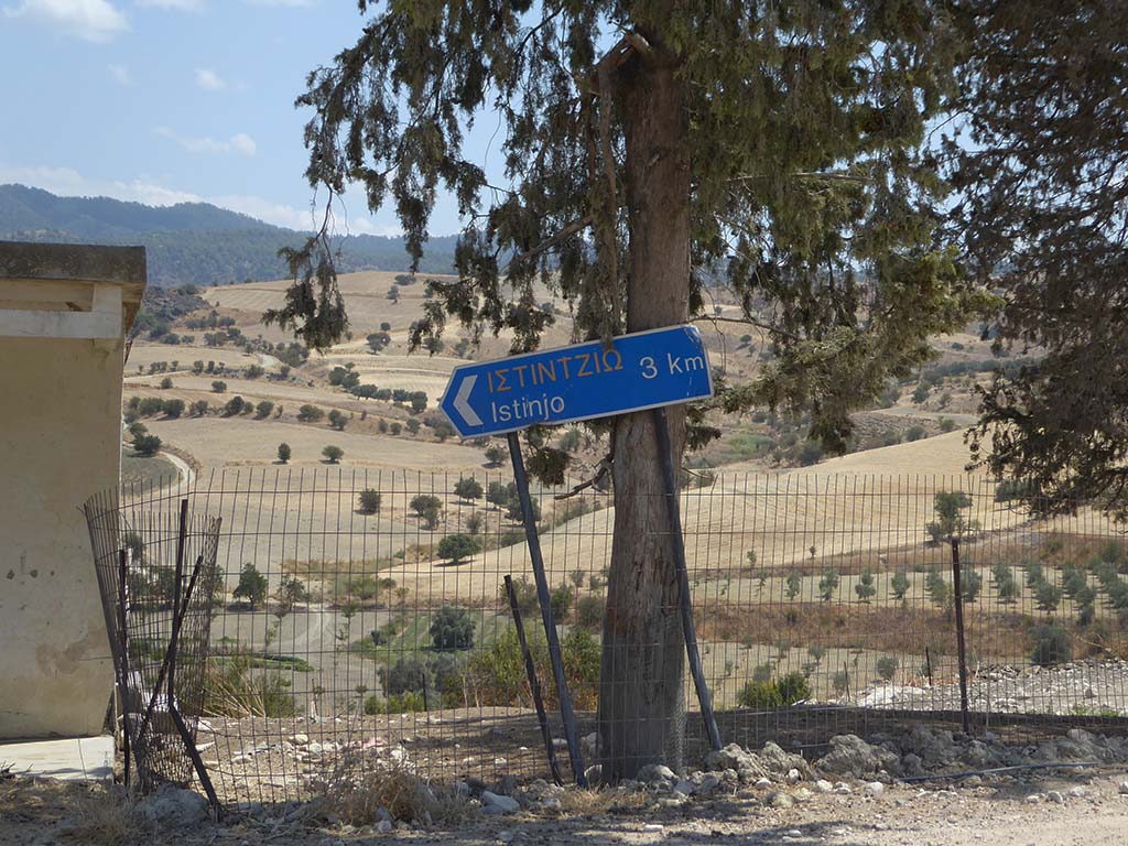 From Kannaviou To Polis 19 Istinjo Sign from_kannaviou_to_polis_19_istinjo_sign