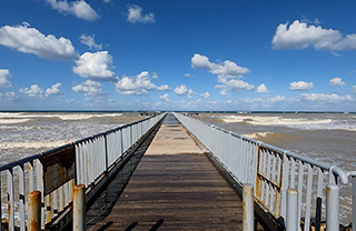 A Blustery Day At Limni Pier