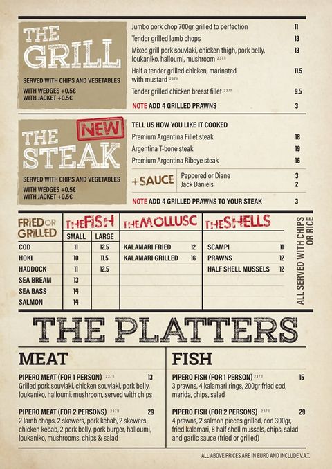 Page 4 of menu