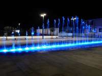 Kennedy Square Fountain By Night