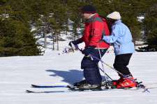 Troodos Skiing Couple