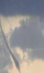 Water Spout Above Paphos Close Up