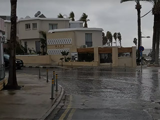Rainy Paphos Drive - December, 2021