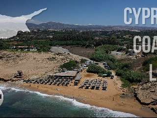 Lemba's Sandy Beach, From Above - Cyprus Summer 2023