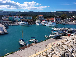 Latsi Harbour From Above