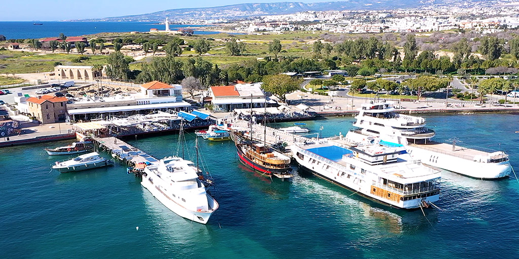 Paphos Harbour From Above Paphos Harbour From Above