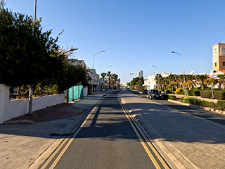 Afternoon Drive Along Paphos Hotel Strip