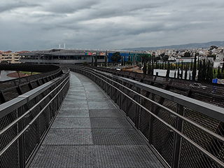 Paphos Walkway In The Rain