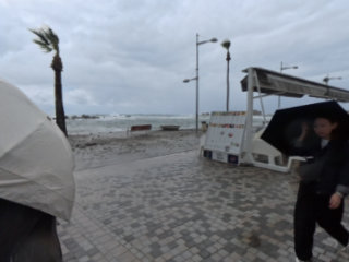 A Spring Gale Hits Paphos Seafront Today!
